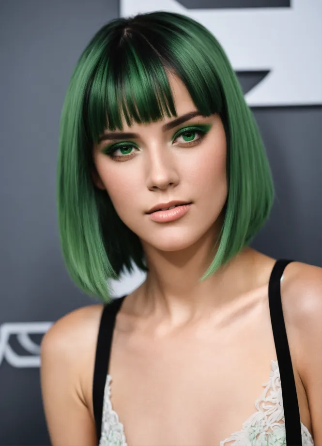 adrienne slevin recommends green haired emo bridgette riley add green haired emo image