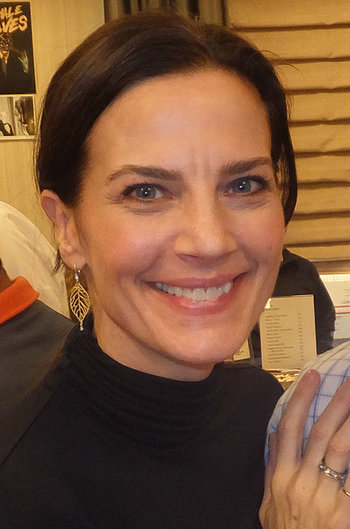 dino rigas add terry farrell sexy photo
